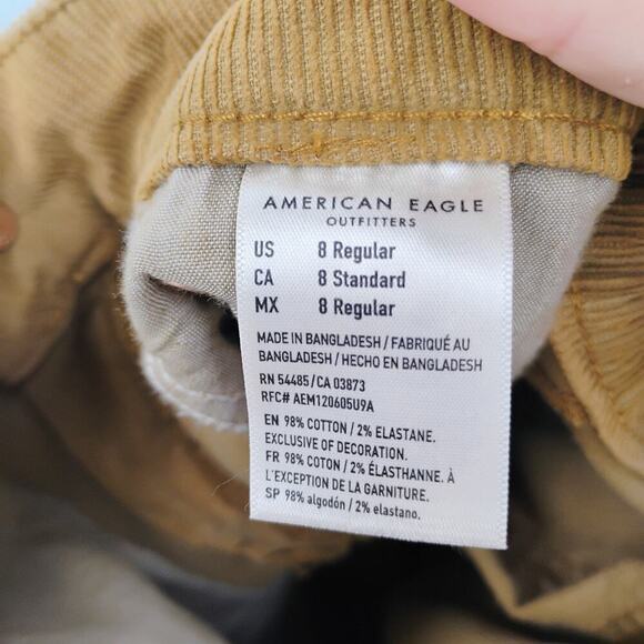 American Eagle Outfitters Pants Womens 8 Corduroy Super Hi-Rise Flare * - Picture 11 of 11